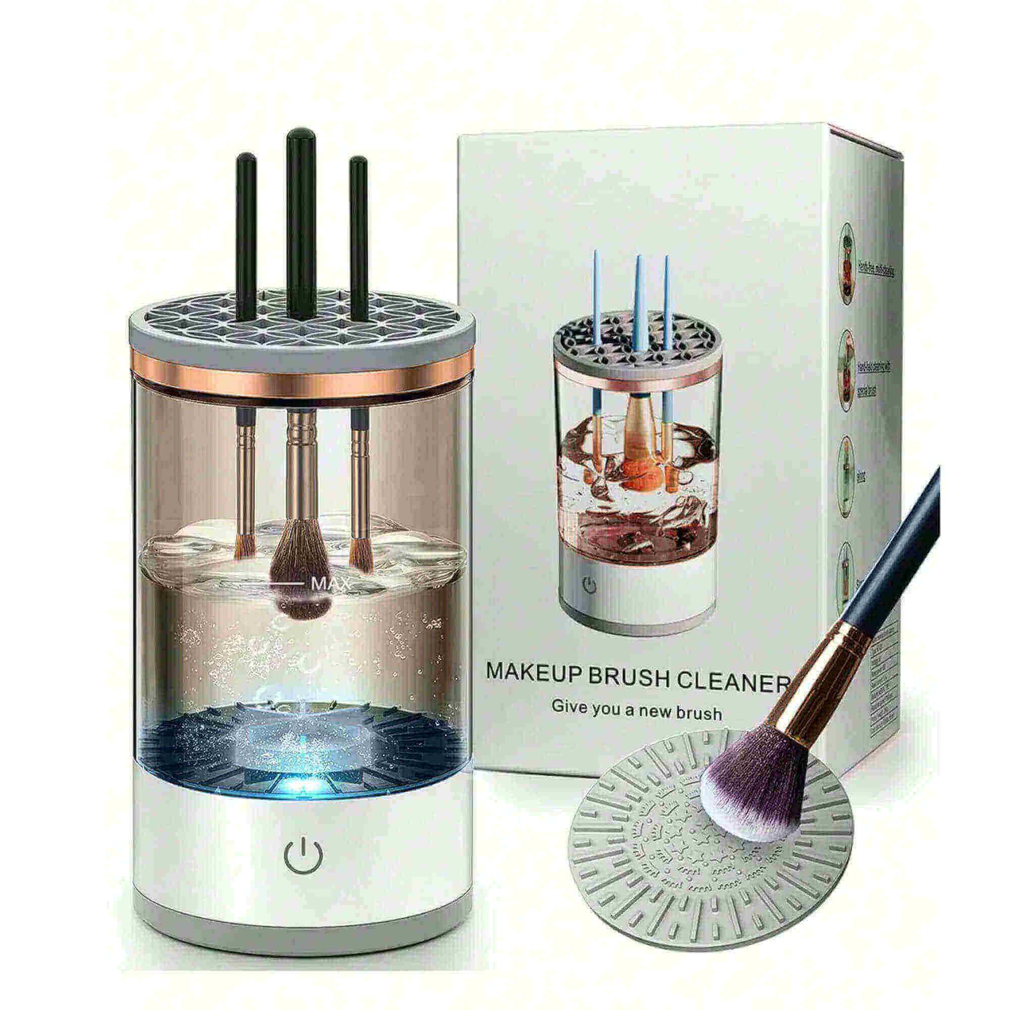 LIMPIADOR DE BROCHAS DE MAQUILLAJE ELÉCTRICO