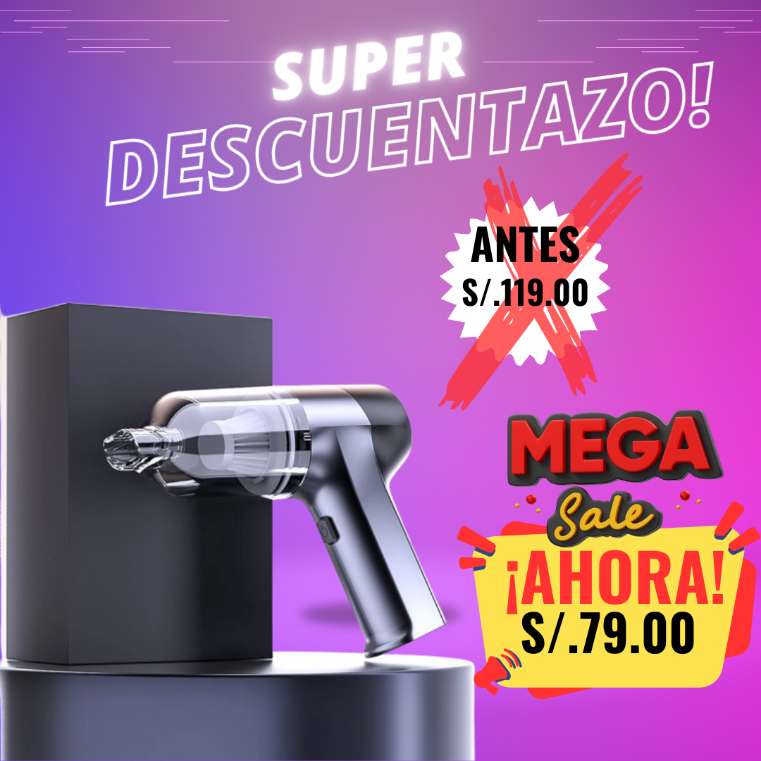 MINI ASPIRADORA 3 EN 1 ELÉCTRICA