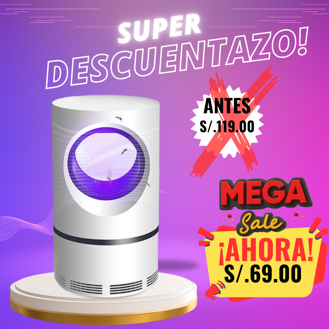 Lámpara Atrapa Mosquitos Eléctrica